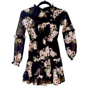 GB Girls Tiered Floral Dress Size Small (size 7)